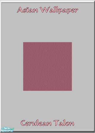 Sims 2 — Asian Baby Wallpaper & Floor - Lavender Carpet by Cerulean Talon — Gentle pastels with pleasing textures to