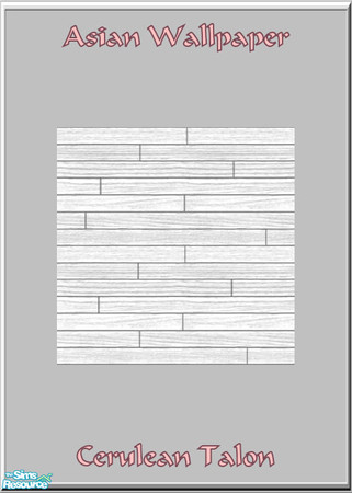 Sims 2 — Asian Baby Wallpaper & Floor - White Wood Flooring by Cerulean Talon — Gentle pastels with pleasing textures