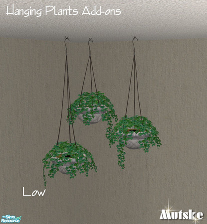 Sims 2 — Maxis Plants Add-ons III - Hanging Ivy I by Mutske — 