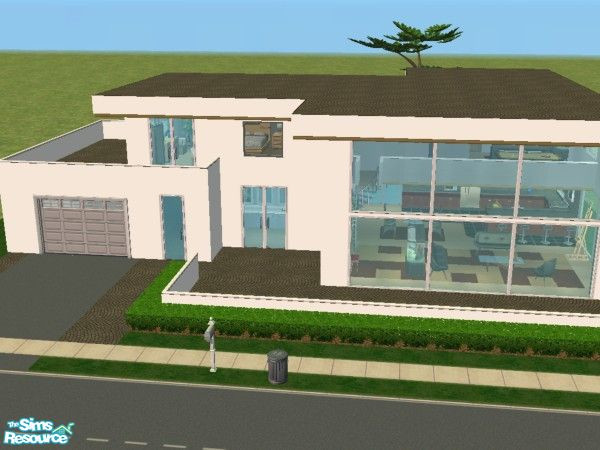 Sims 2 — Valentine Drive by skagrl7250 — 2 bedrooms, 3 bathrooms, living room,family room, garage/workshop, office/pool