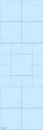 Sims 2 — Aqua-Marine Dolphin Bathroom - Plain Wall Tiles by shadow66 — From my \'Aqua-Marine Dolphin Bathroom\' -