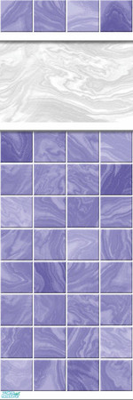 Sims 2 — Studio K Marble - Violet by StudioKhagerks — 
