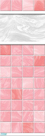 Sims 2 — Studio K Marble - Carnation by StudioKhagerks — 