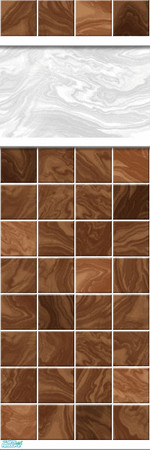 Sims 2 — Studio K Marble - Copper by StudioKhagerks — 