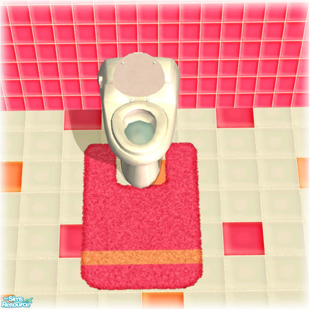 Sims 2 — Aly\'s First Bathroom Set - Alysfirsttoiletrug by Alyssum_Candy — 