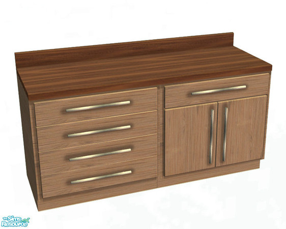Sims 2 — Hanover Kitchen Recolors - Oak Countertop by sim_man123 — Oak recolor of my Hanover Kitchen Countertop.