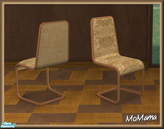 Sims 2 — NK Chocolate Malted Dining - Dining Chair Malted by MoMama — A malted dining chair with designer seat and