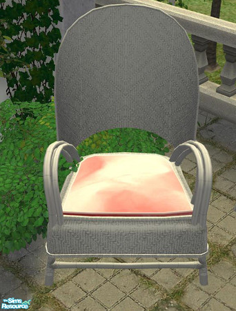 Sims 2 — Outdoor 2009 white - Diningchair by ShinoKCR — 