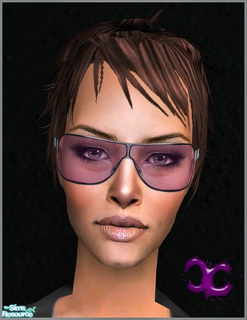 Sims 2 — Sunny - 2 by cippa1982 — 4 sunglasses for your sims! Don\'t forget to download the required mesh (Xm Sims