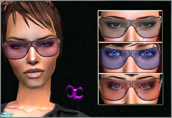 Sims 2 — Sunny by cippa1982 — 4 sunglasses for your sims! Don\'t forget to download the required mesh (Xm Sims