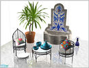 Sims 2 — morrocan wrought iron set by Birgit43 — some patio or garden items in morrocan style