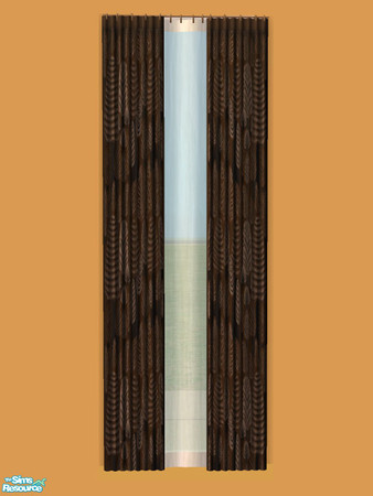 Sims 2 — Tane Living - Curtain 02 by Shakeshaft — Part of the first recolours of the Tane Living Set, set comprises of