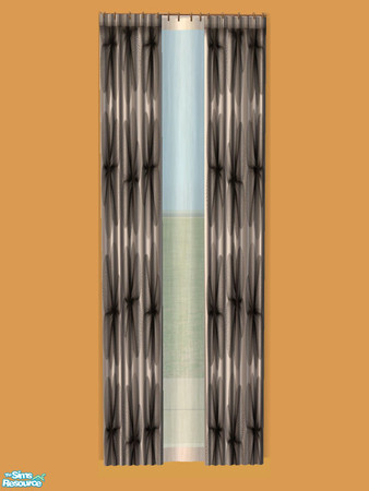 Sims 2 — Tane Living - Curtain 04 by Shakeshaft — Part of the first recolours of the Tane Living Set, set comprises of