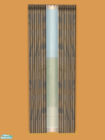 Sims 2 — Tane Living - Curtain 05 by Shakeshaft — Part of the first recolours of the Tane Living Set, set comprises of