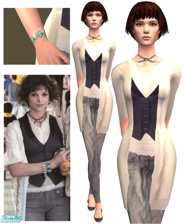 Sims 2 — Twilight Wardrobe | Alice\'s Cafeteria Outfit by ILikeMusic640 — Alice\'s outfit worn on Bella\'s first day of