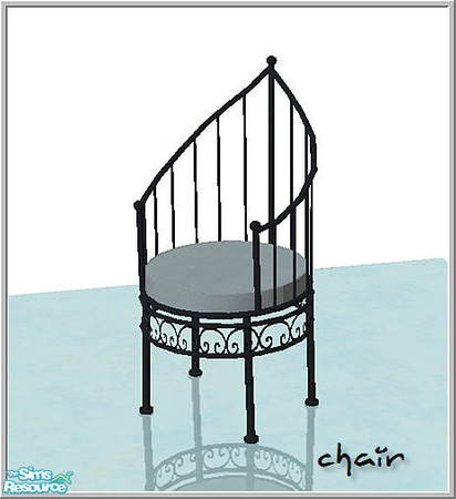 Sims 2 — morrocan wrought iron set - B43 Moroccan wroughtiron Chair by Birgit43 — 