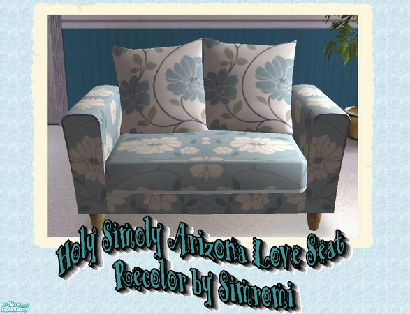 Sims 2 — TC136 Holy Simoly Arizona Love Seat Recolored by simromi — I used the Texture submitted by Selina012 for Texture