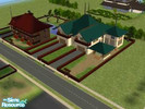 Sims 2 — Asain Influence House 2 by indahood — Another house for that sim with the need for an Asain feel. This house has