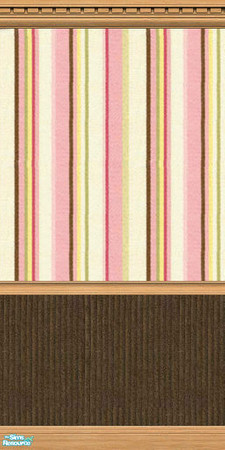 Sims 2 — TC132 Striped Chocolate Wall by simromi — Striped Chocolate Wall created from Vanilla Sim\'s Texture Challenge
