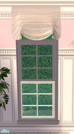 Sims 2 — JSF Nouveau Kitchen in Pink Roman Shade by lisa9999 — a pale pink roman shade.