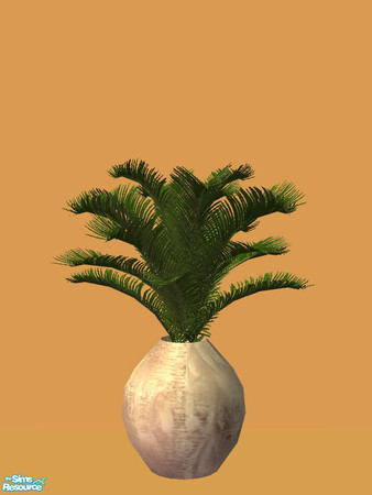 Sims 2 — Tane Living - Palm Pot - 03 by Shakeshaft — Part of the second recolour of the Tane Living Room, set comprises