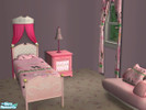 Sims 2 — Kids Paris Bedroom by simgirl675 — This is a girly bedroom using the theme of Paris.