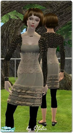 Sims 2 — AliceDress by ofelia13 — Alice Cullen`s outfit (Twilight)