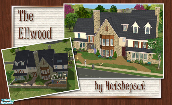 Sims 2 — The Ellwood by hatshepsut — A spacious family home with good sized rooms. Would suit a large family.