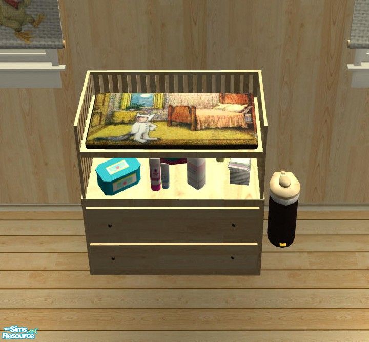 The Sims Resource Wild Things Nursery Changing Table