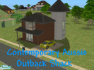 Sims 2 — Contemporary Aussie Outback Shack by Jordi — My first ever upload, which I am so excited about! =D I hope you