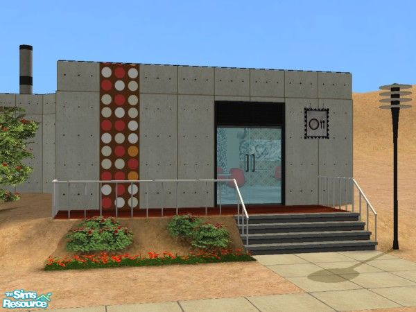 Sims 2 — Bistro \'Point\' by Gucio1992 — Modern bistro perfect in Strangetown. 