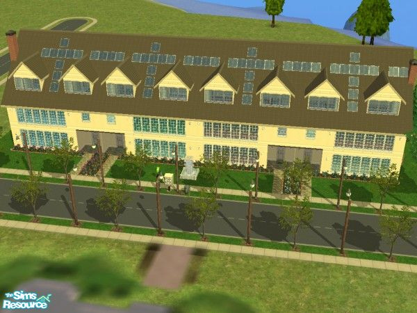 Sims 2 — Pleasantview Townhomes by squeakers — Large spacious and open floor plan, these apartment units are 2 bedroom,