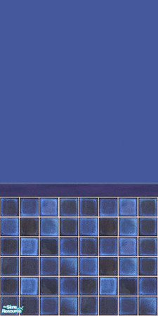 Sims 2 — Turquoise Tile by DianaLee — A turquoise tiled wall to match the maxis, I also created a floor that looks better