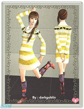 Sims 2 — Pretty Lady\'s Cardigan Set - Af-cardigan-4 by darkgoblin — 