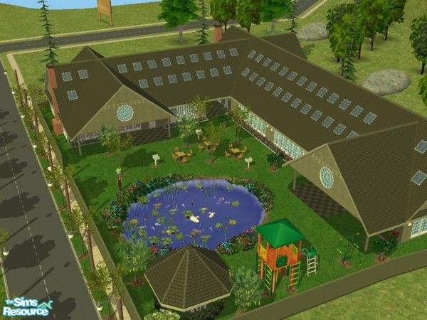 Sims 2 — Hazelnut Grove by squeakers — Spacious, large 2 bedroom 1 bathroom apartment homes, very small complex,