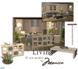 Sims 2 — Rylee Living by ~Monica~ — Continuing with the theme - the Rylee Living: 18 new meshes. I was so inspired by the