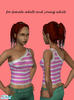 Sims 2 — top65 by accent25 — for female adult and young adult