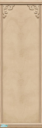 Sims 2 — Twirl - Almond by zvaella — Paneling wall for your sim, 10$. Enjoy! :)
