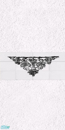 Sims 2 — Cozy Kitchen Wall Set - Cozy Kitchen In Stucco Black & White by Elisa_G — 