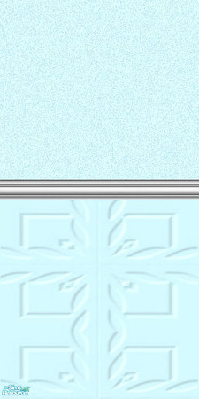 Sims 2 — PPC - Mottled Panelled Walls Set - Aqua by shadow66 — From my \'Pale Pastels Collections\' - this is one from a