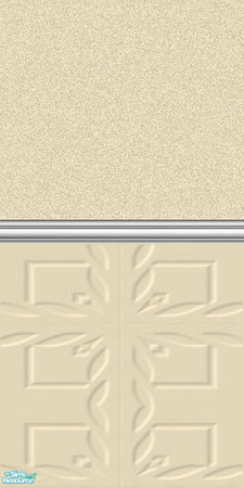 Sims 2 — PPC - Mottled Panelled Walls Set - Coffee by shadow66 — From my \'Pale Pastels Collections\' - this is one from