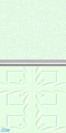 Sims 2 — PPC - Mottled Panelled Walls Set - Green by shadow66 — From my \'Pale Pastels Collections\' - this is one from a