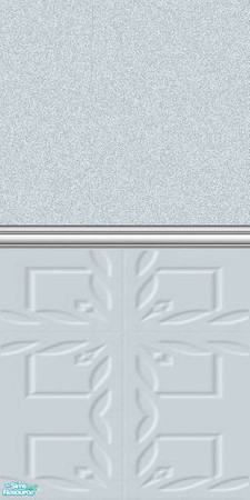 Sims 2 — PPC - Mottled Panelled Walls Set - Sea by shadow66 — From my \'Pale Pastels Collections\' - this is one from a