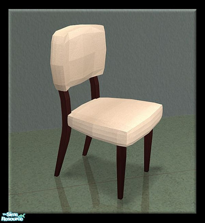Sims 2 — Jory Dining Room Chair by SaeraMaples — Artsy but comfortable eating area.