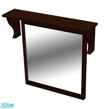 Sims 2 — Hallway Mirror - Mahogany by sim_man123 — Mahogany recolor of my Hallway Mirror.