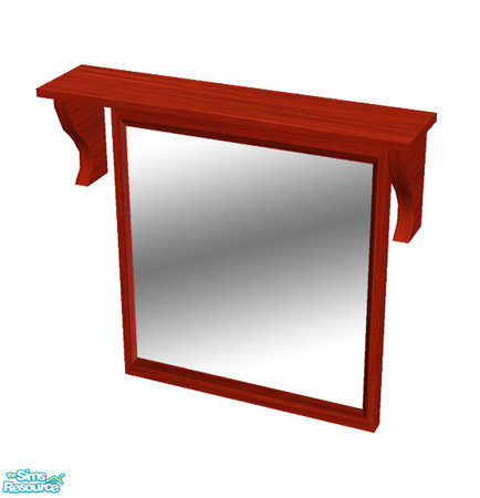 Sims 2 — Hallway Mirror - Cherry by sim_man123 — Cherry recolor of my Hallway Mirror.
