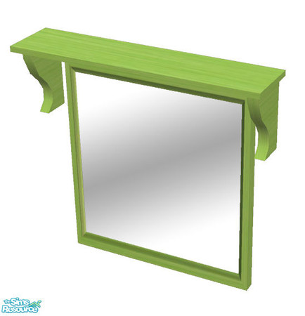 Sims 2 — Hallway Mirror - Green by sim_man123 — Green recolor of my Hallway Mirror.