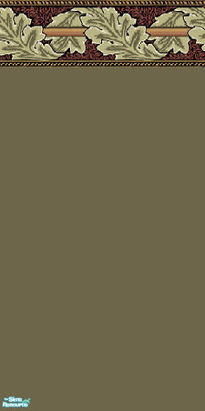 Sims 2 — Sage Vine by DianaLee — Sage wall with a vine border