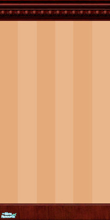 Sims 2 — Tan Stripe by DianaLee — Striped wall with crown and kick molding. 