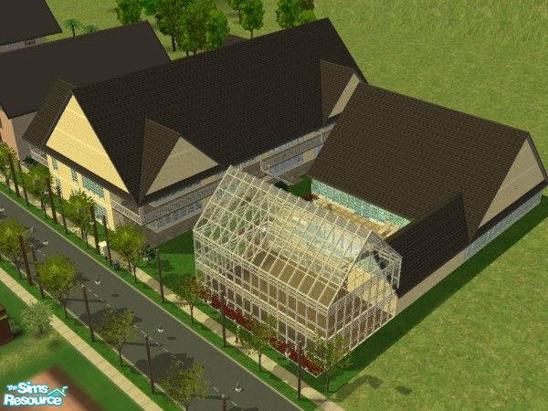 Sims 2 — Arbor Crossing by squeakers — 4 Large 2 bedroom, 1 bath apartmenthomes, open spacious floorplans, lovely walls